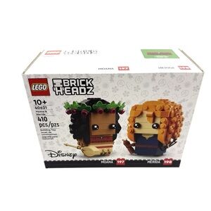 LEGO Disney BRICKHEADZ: Moana and Merida (40621) Brand New and Sealed - Retired